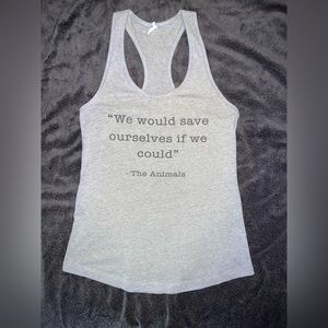 Women’s Arm the Animals Racerback tank size large
